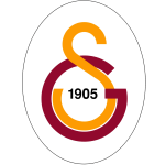 Logo von Galatasaray Istanbul, ovales Design mit Buchstaben und der Jahreszahl 1905.